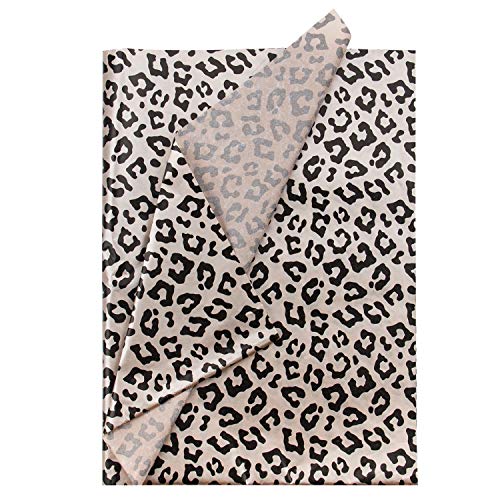 Tissue Paper Christams 25 Sheets Leopard Black k& Gold – WrapaholicGifts